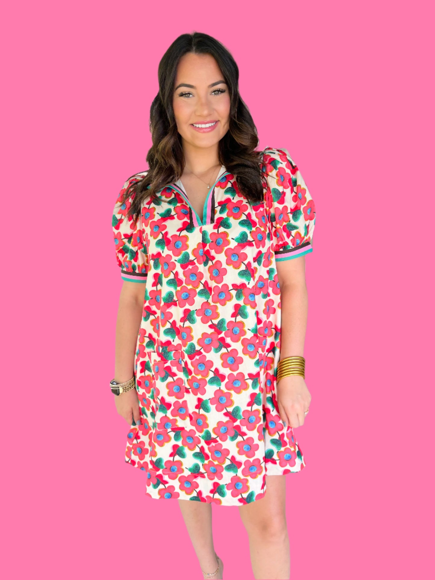 Garden Blooms Mini Dress