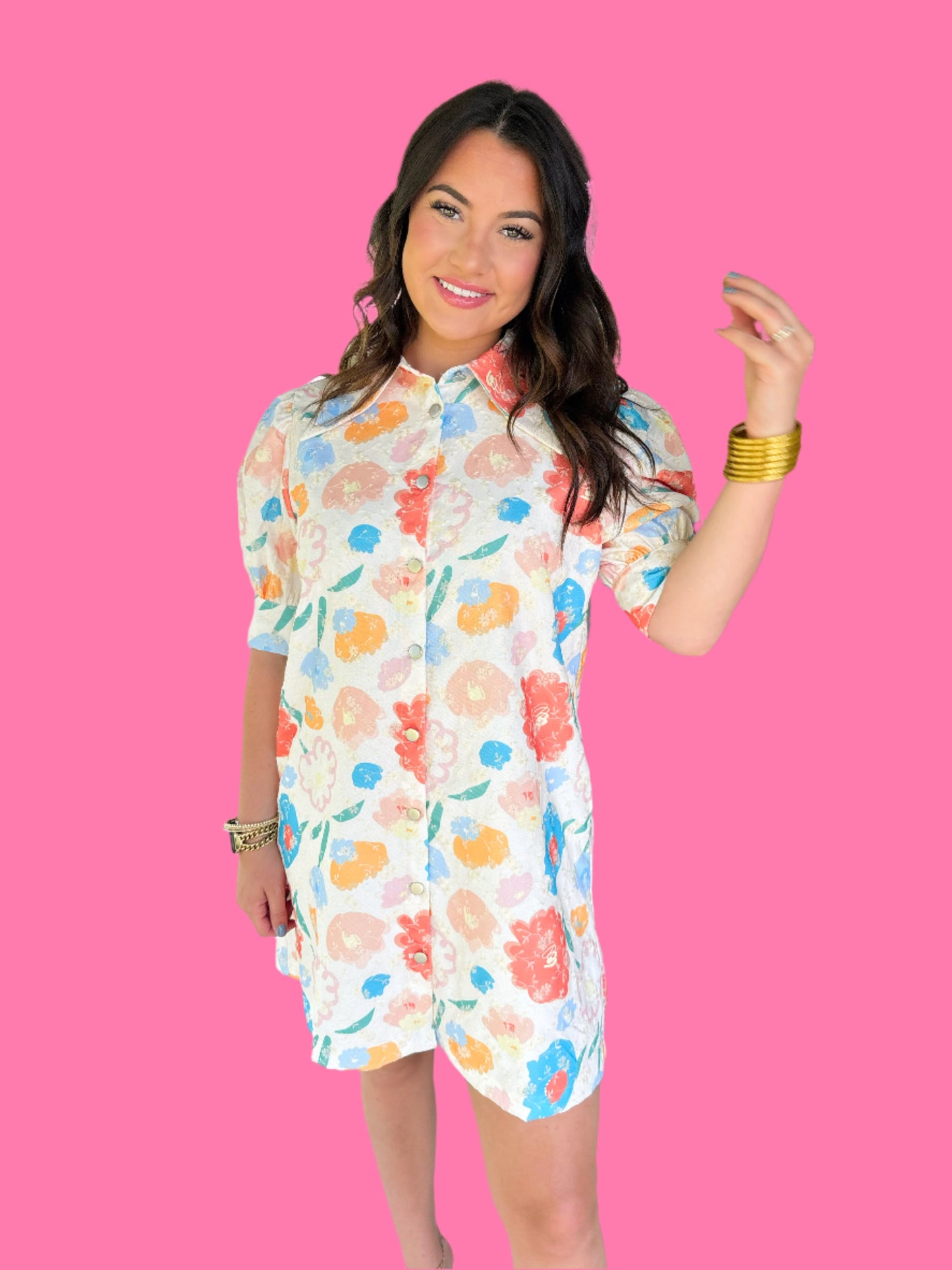 Petal Perfection Mini Dress