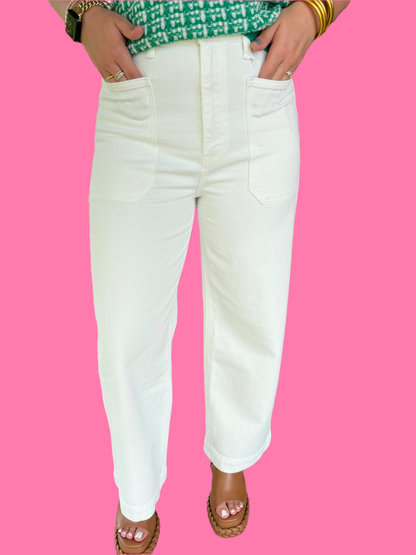 JBD | White Utility Jean