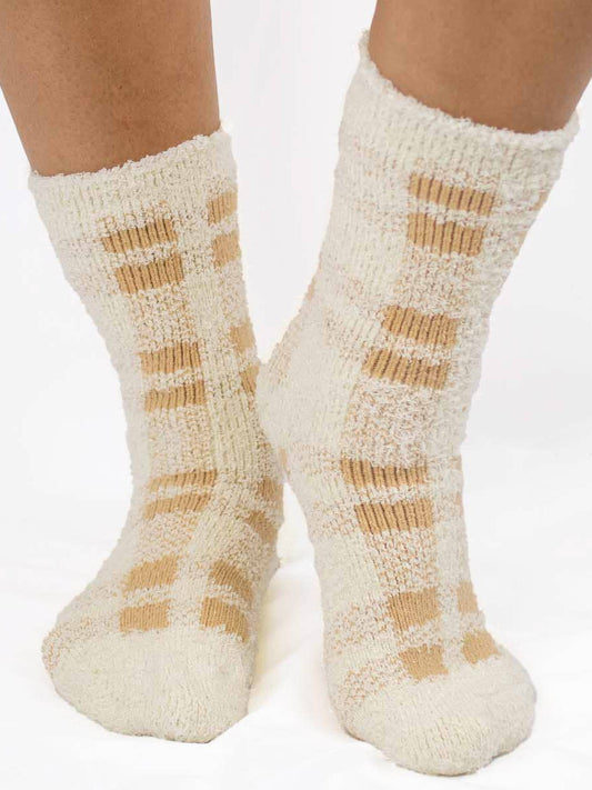 Plaid Snuggle Socks