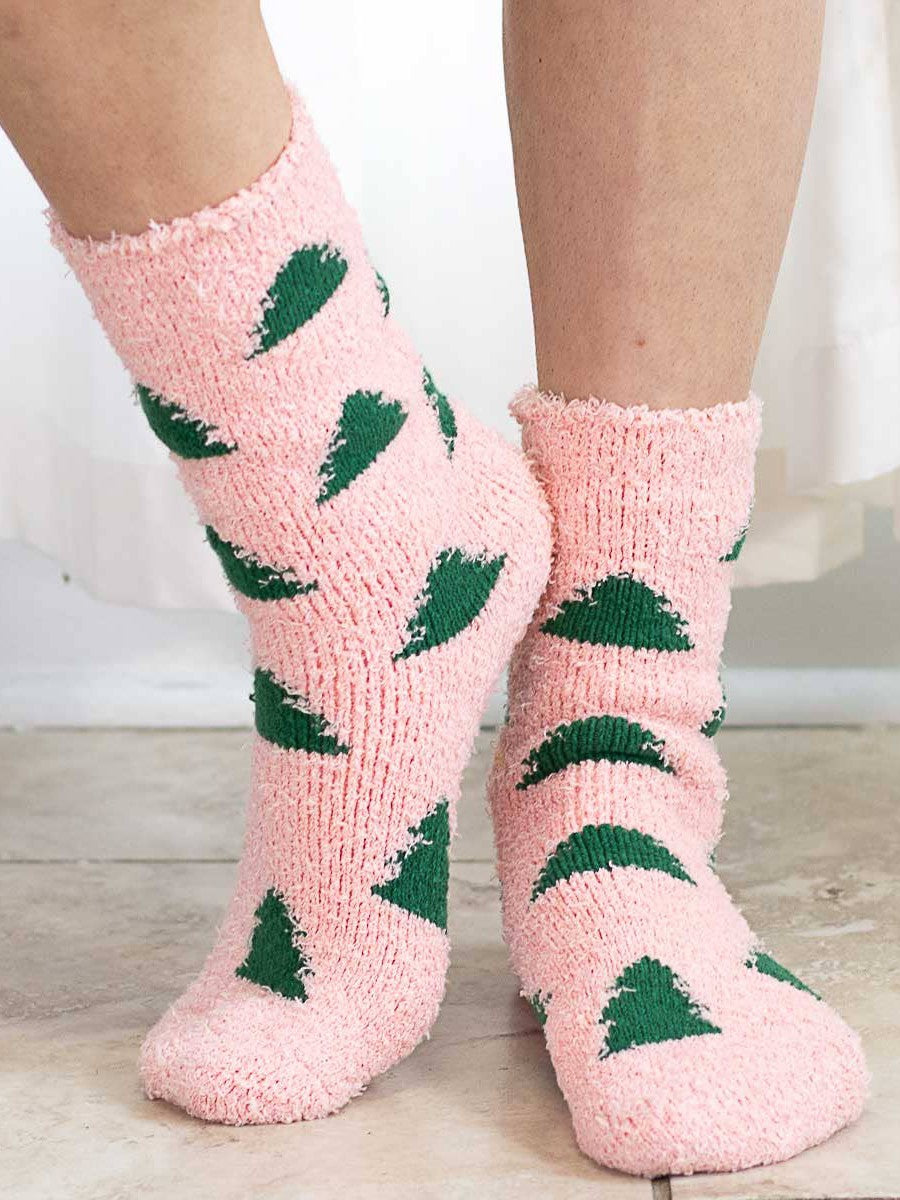 Christmas Tree Snuggle Socks