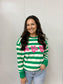 FaLaLa Stripe Sweatshirt