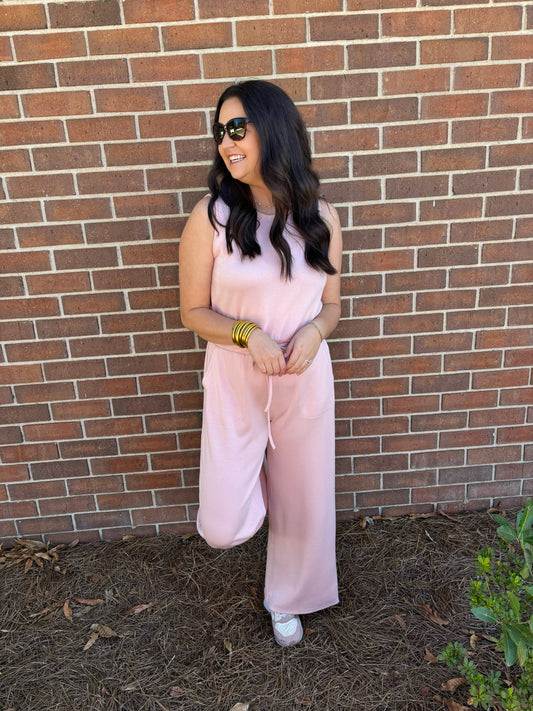 Blush Breeze Jumpsuit