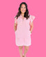 Frolic & Frill Dress- Pink