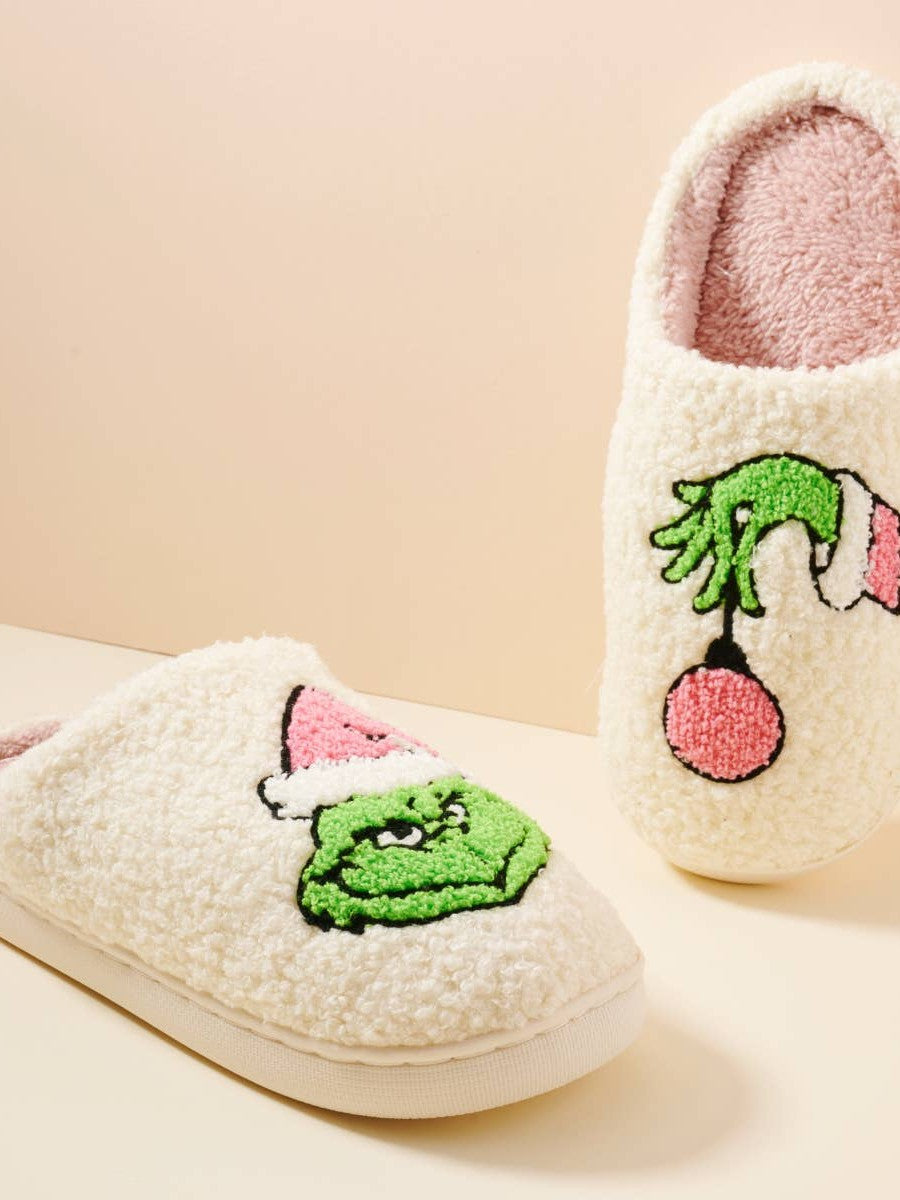 Christmas Monster Slippers