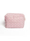 Ditsy Pink Cosmetic Bag- Large