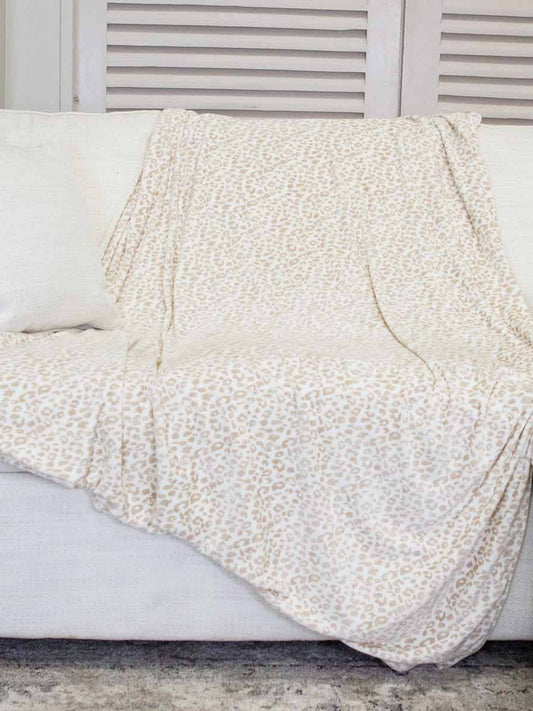 Leopard Harbin Throw