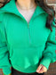 Everglow Pullover- Kelly Green