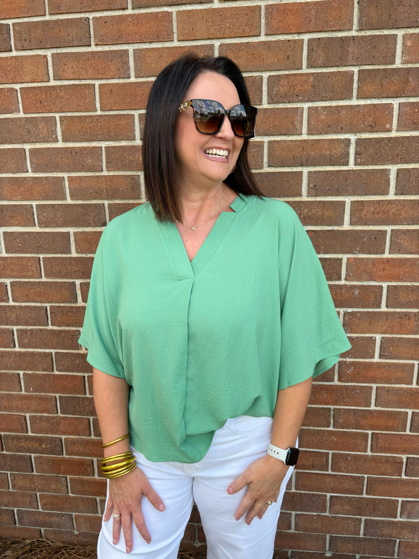 Sage Style Top