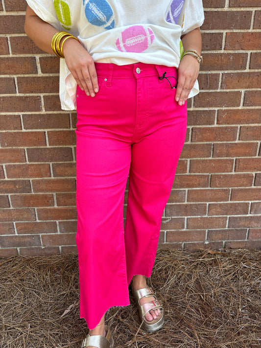 Crosswalk Pants- Pink