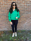 Everglow Pullover- Kelly Green