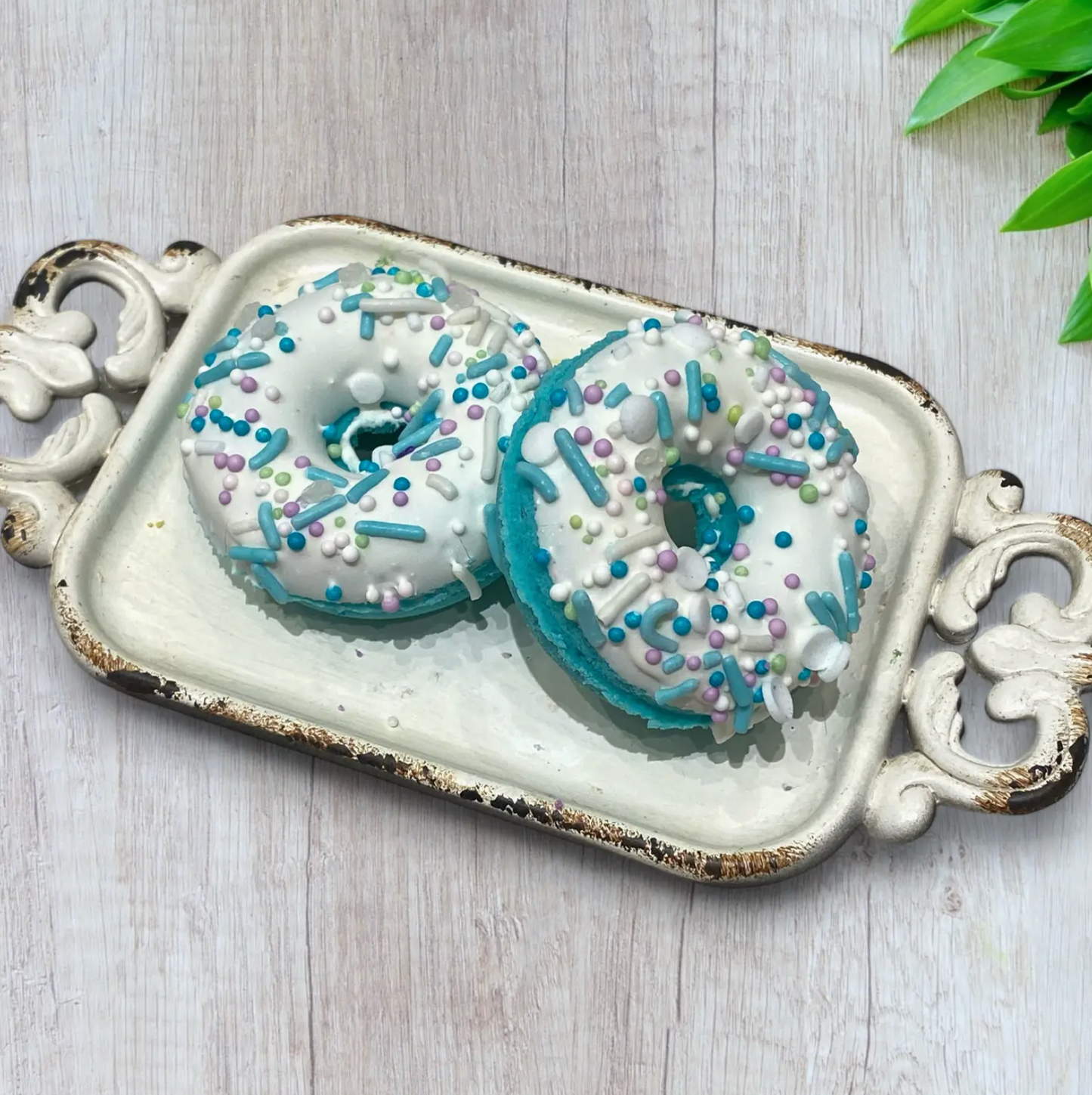 Donut Bath Bomb - Teal