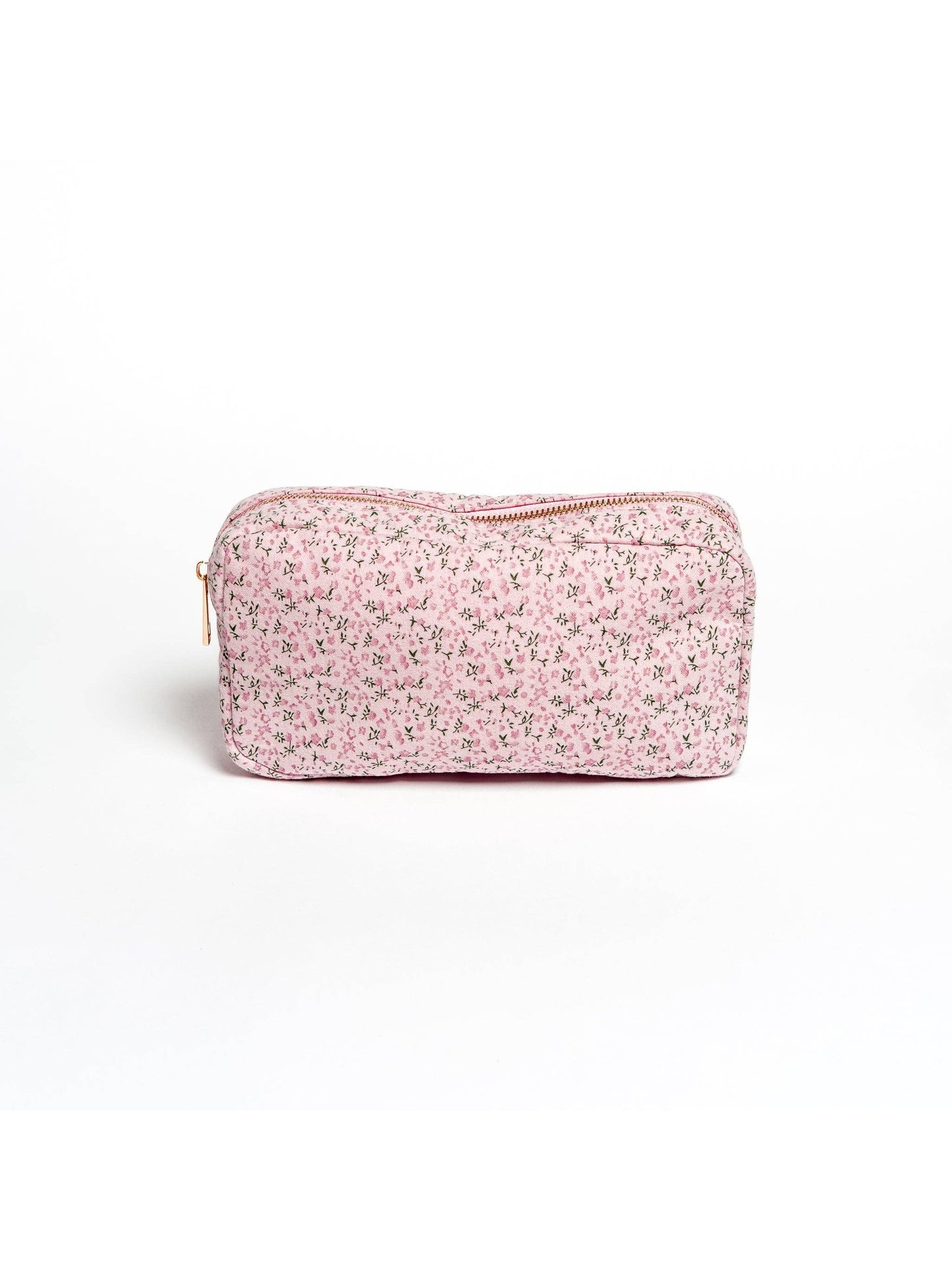 Ditsy Pink Cosmetic Bag- Small