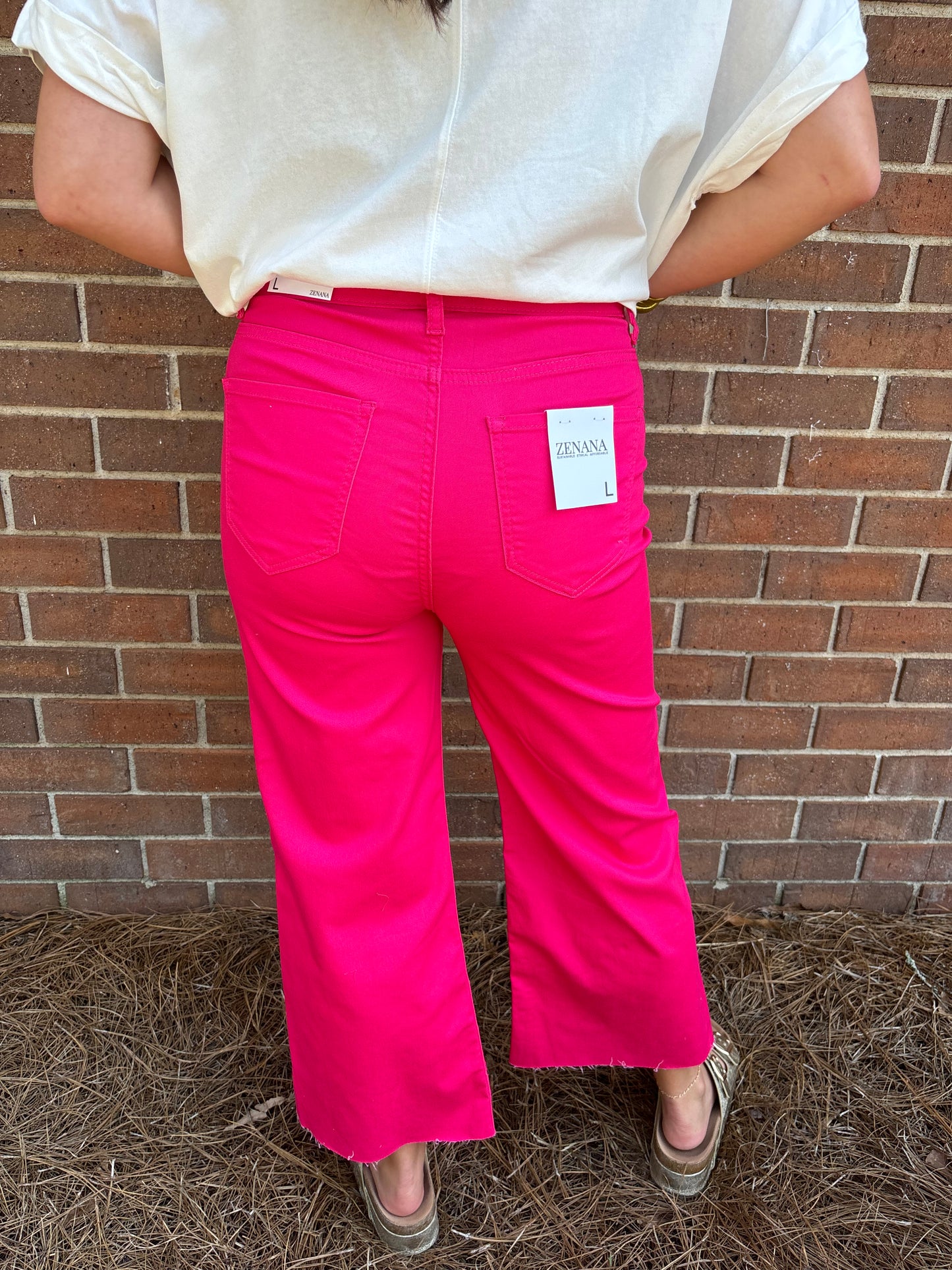 Crosswalk Pants- Pink