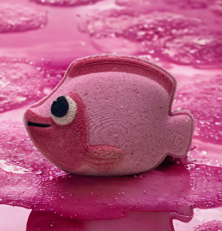 Under the Sea Fish Bath Bomb - Pink