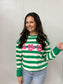 FaLaLa Stripe Sweatshirt