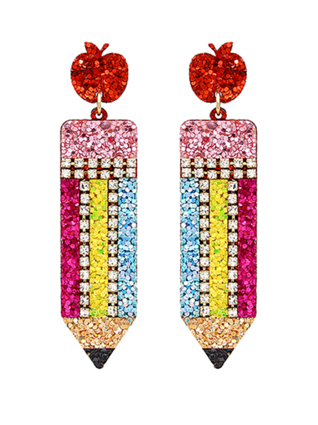 Pretty Pencil Earrings