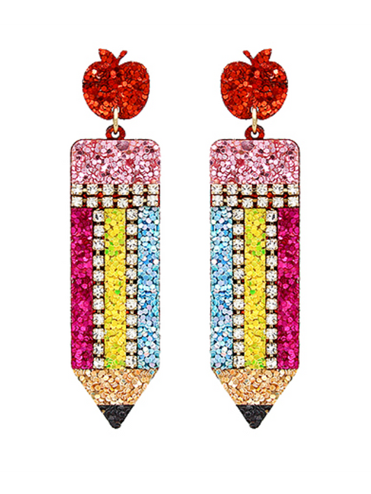 Pretty Pencil Earrings