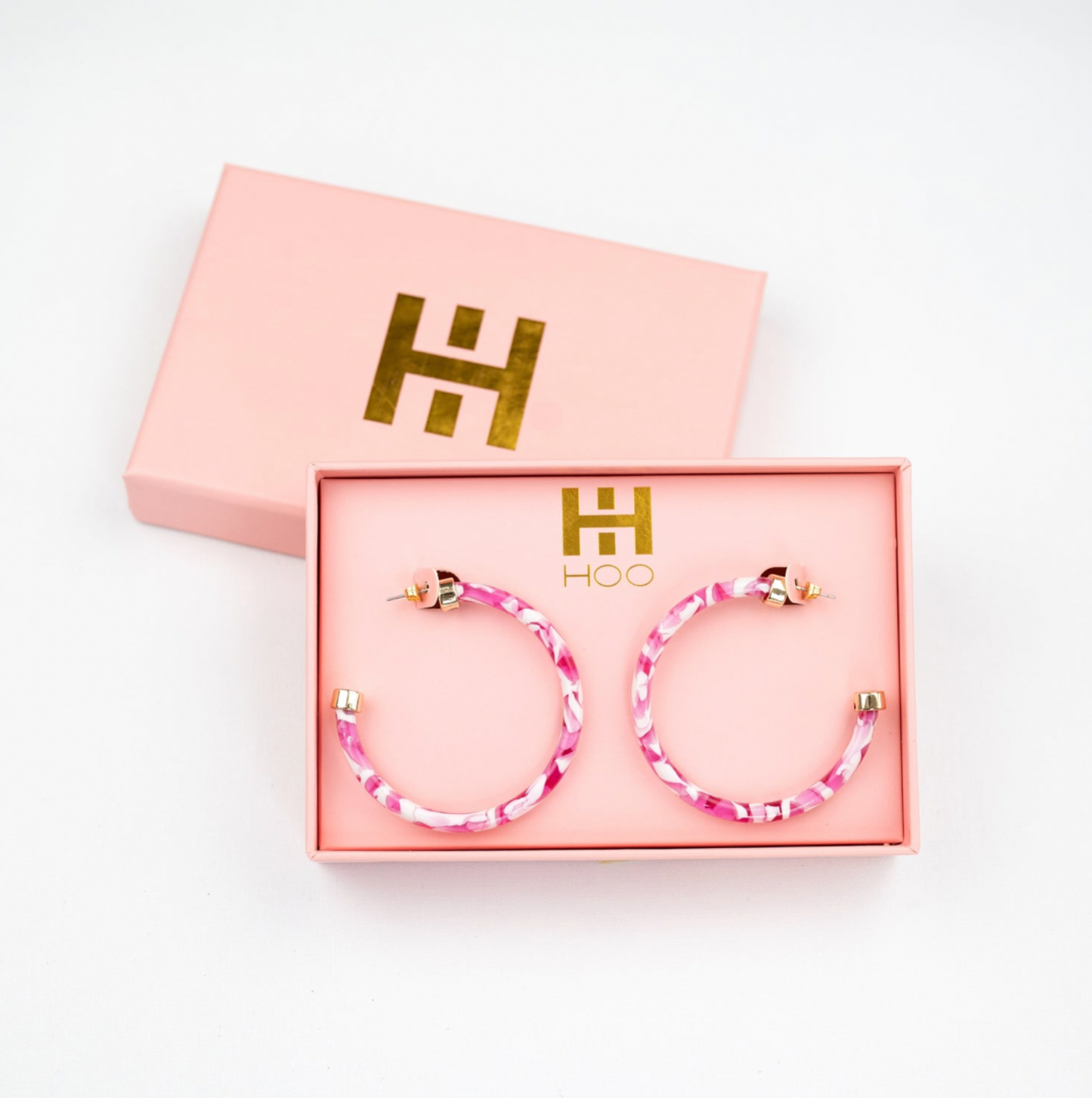 Hoo Hoops Pink Confetti Large