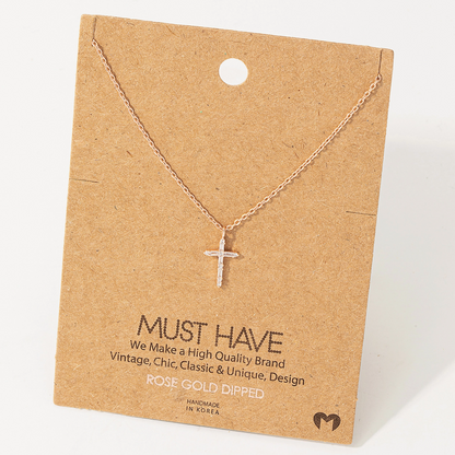 Cross Pendant Necklace