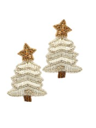 Tree-tastic Earrings- White