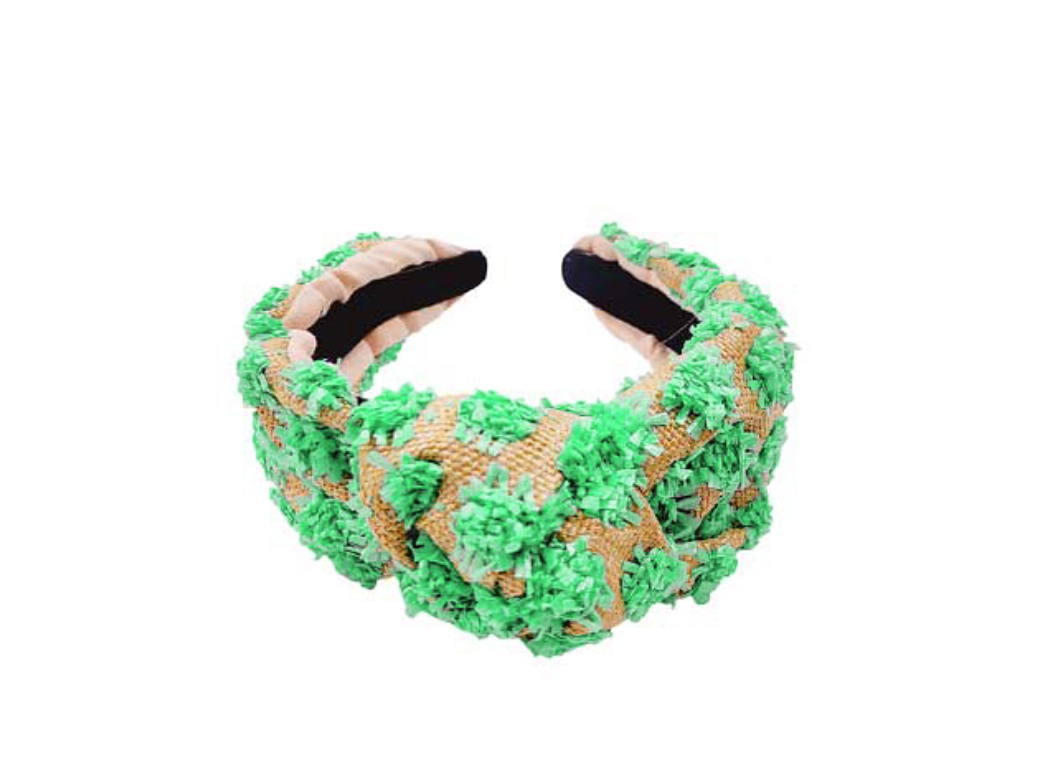 Yes Please Headband- Green