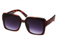 Rose Square Inlay Sunglasses 1286