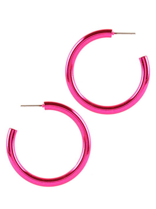 Glossy Colored Hoops- 40mm