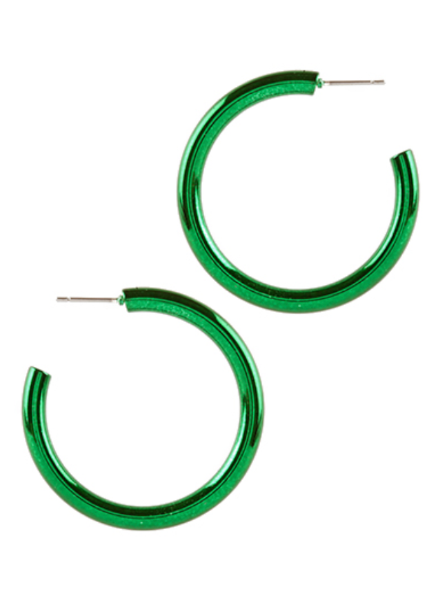 Glossy Colored Hoops- 40mm