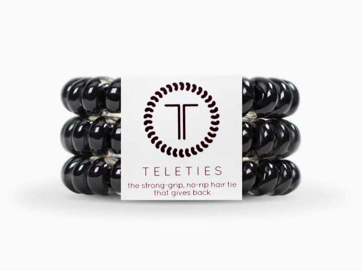 Large Teletie- Jet Black