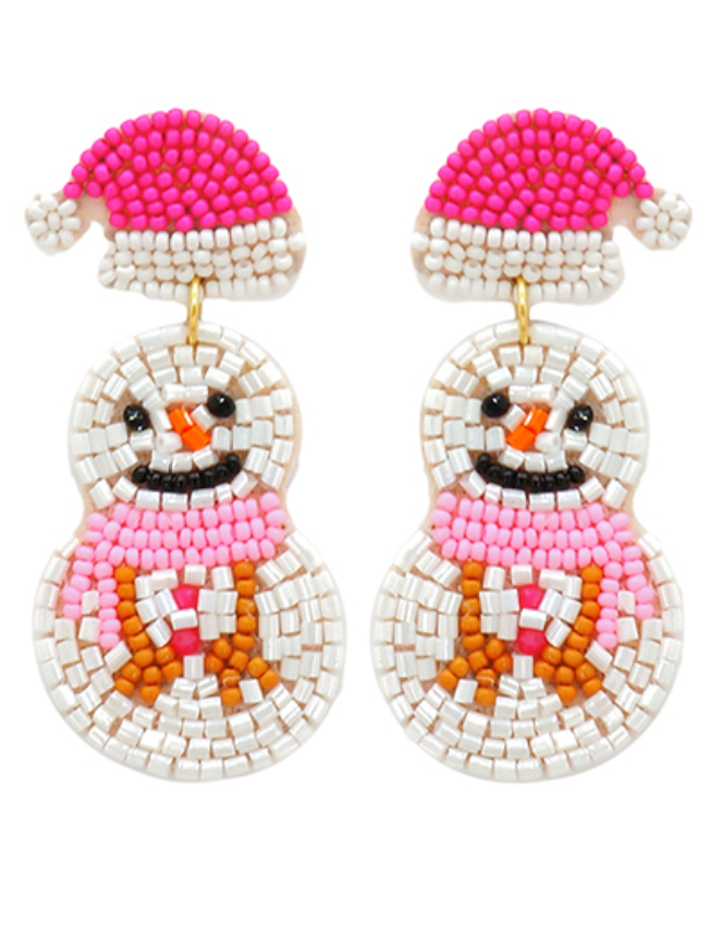 Snowman Earrings