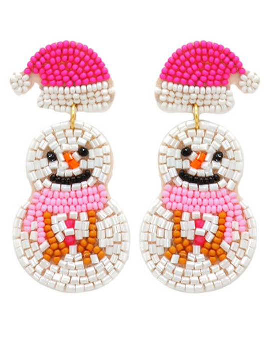 Snowman Earrings