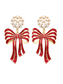 Christmas Bow Earrings