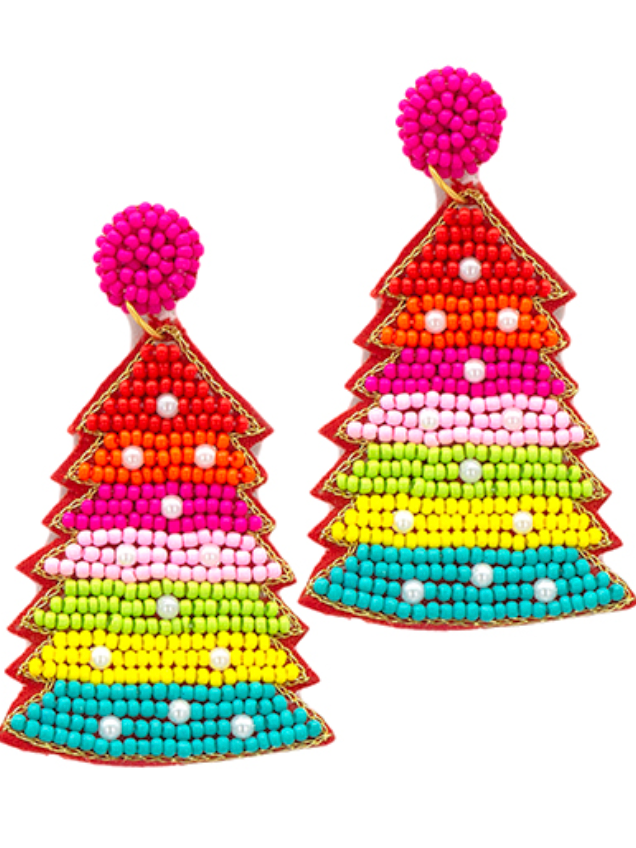 Colorful Christmas Earrings