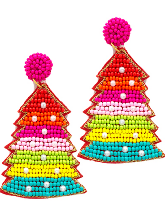 Colorful Christmas Earrings