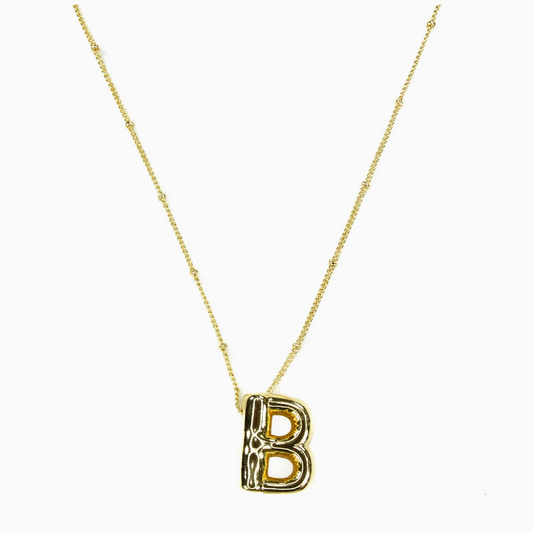 Balloon Initial Necklace