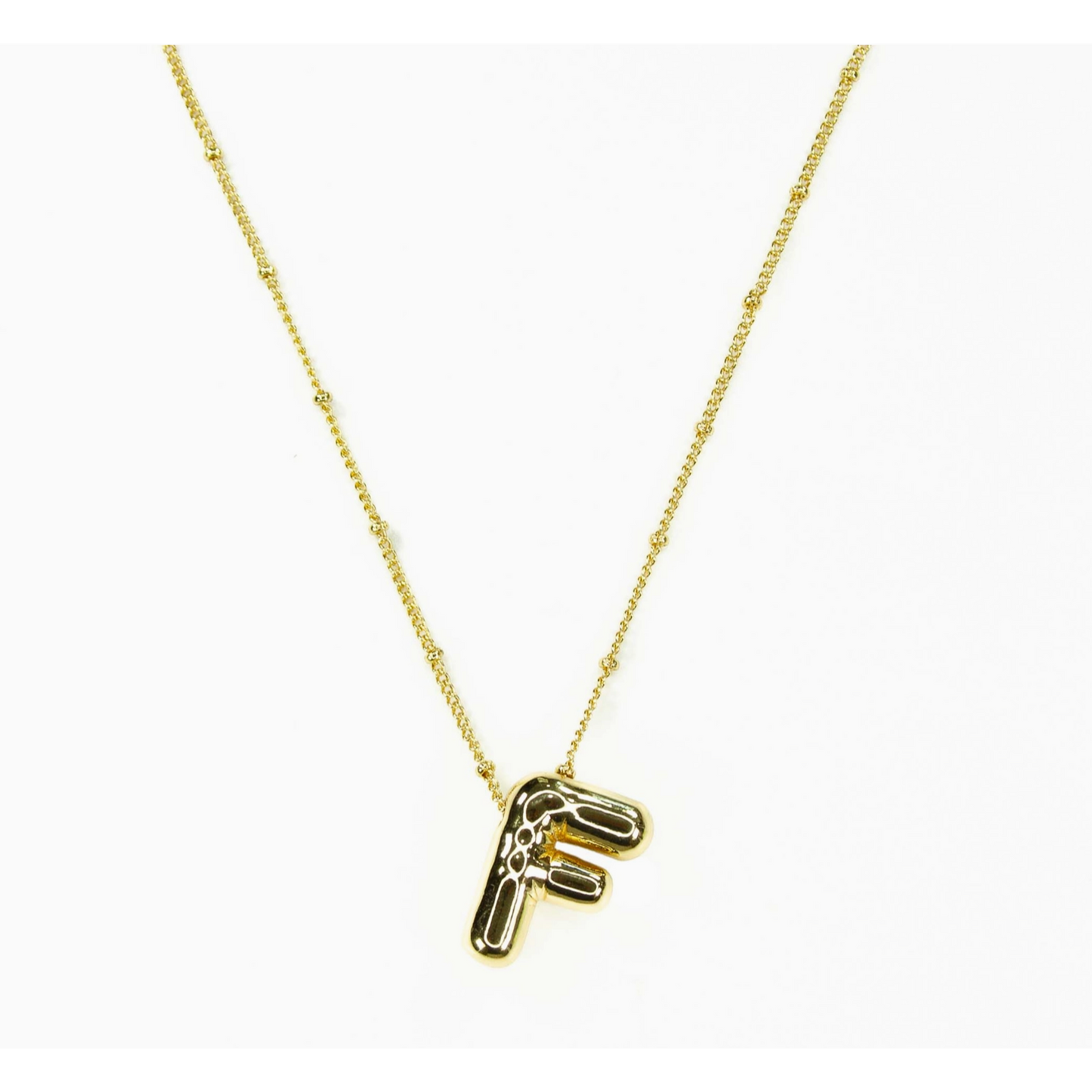 Balloon Initial Necklace