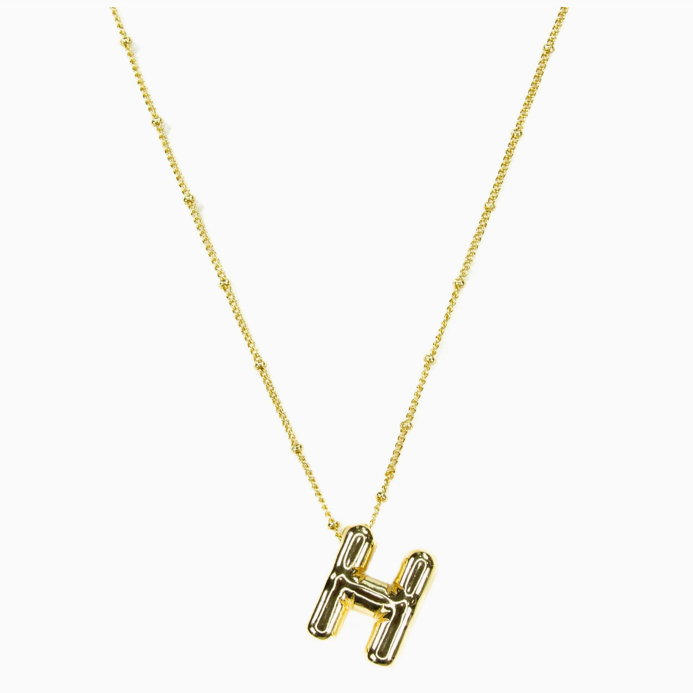 Balloon Initial Necklace