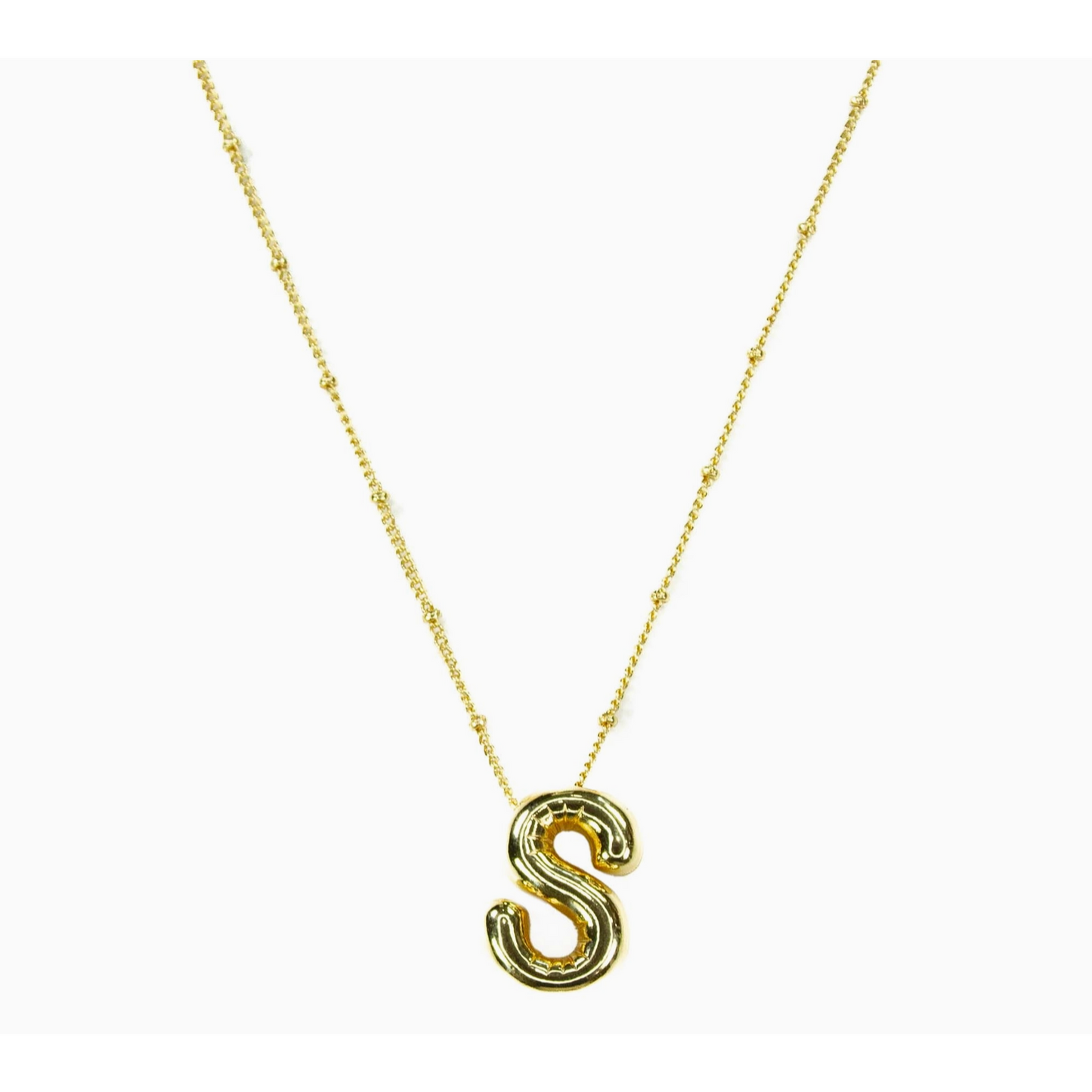 Balloon Initial Necklace