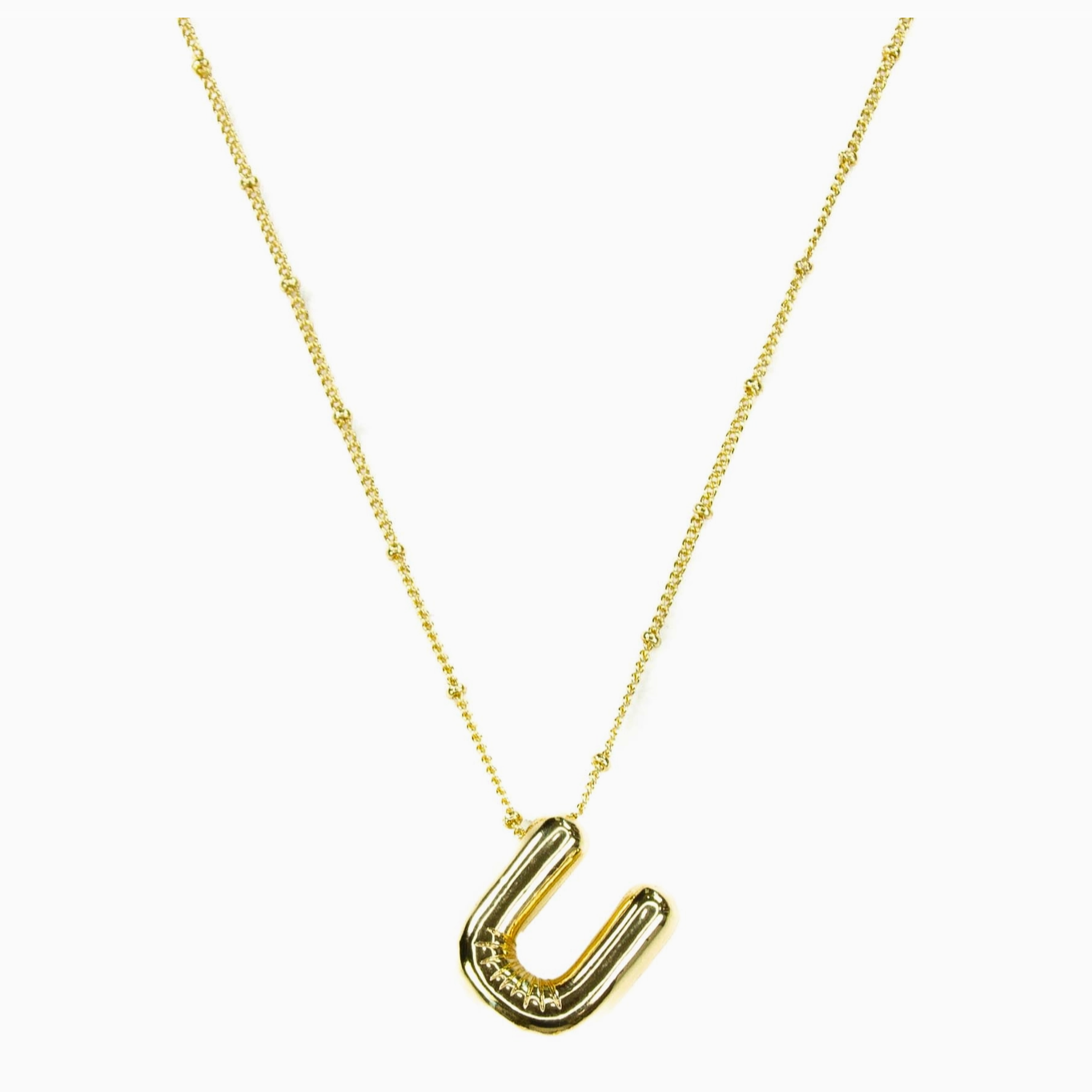 Balloon Initial Necklace