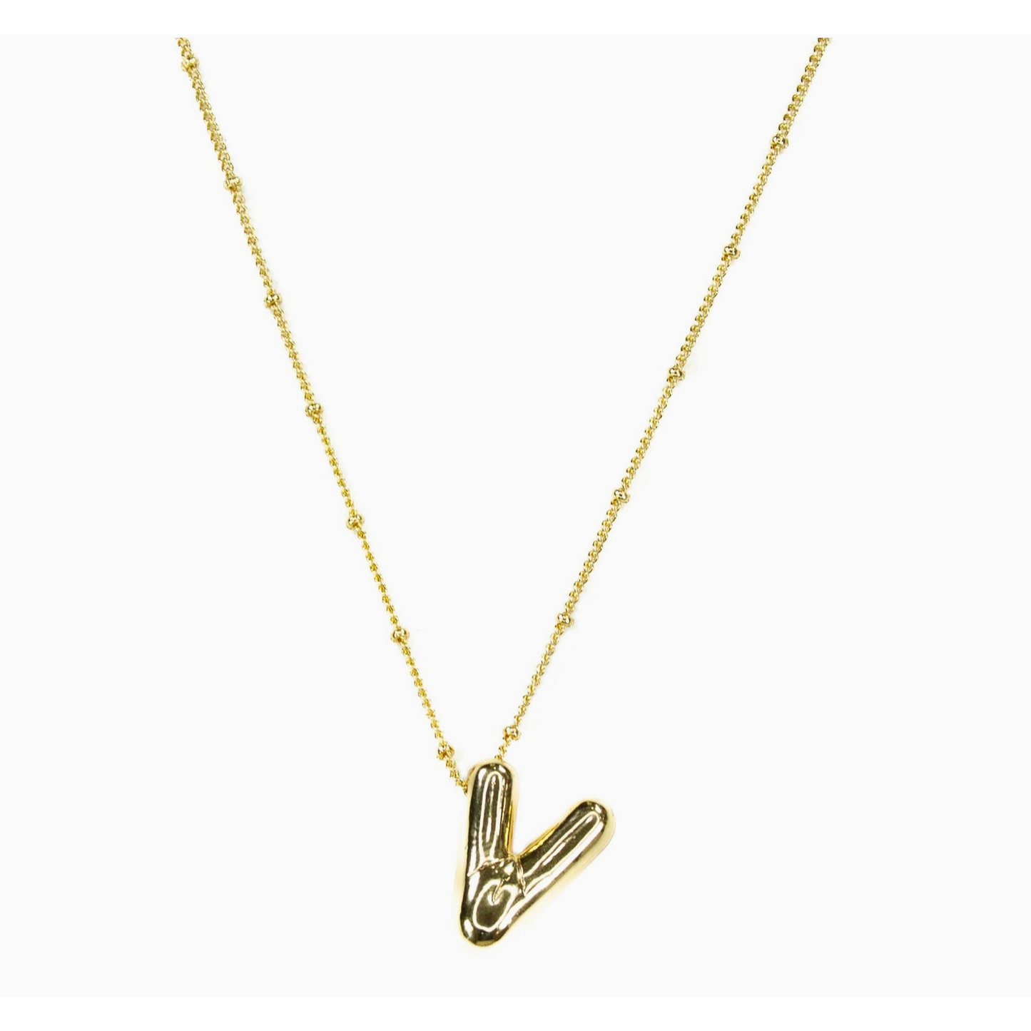 Balloon Initial Necklace