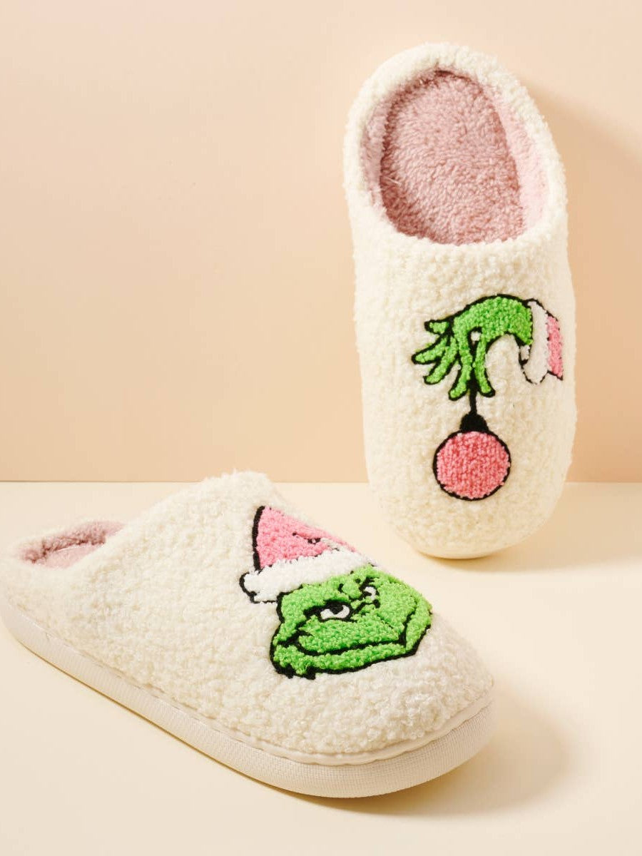 Christmas Monster Slippers