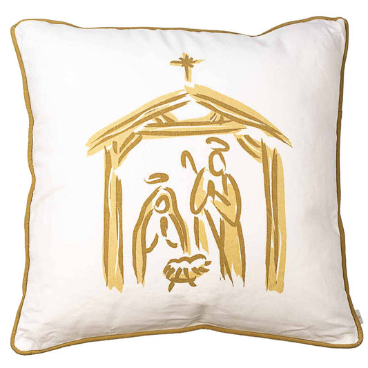 Nativity Throw Pillow