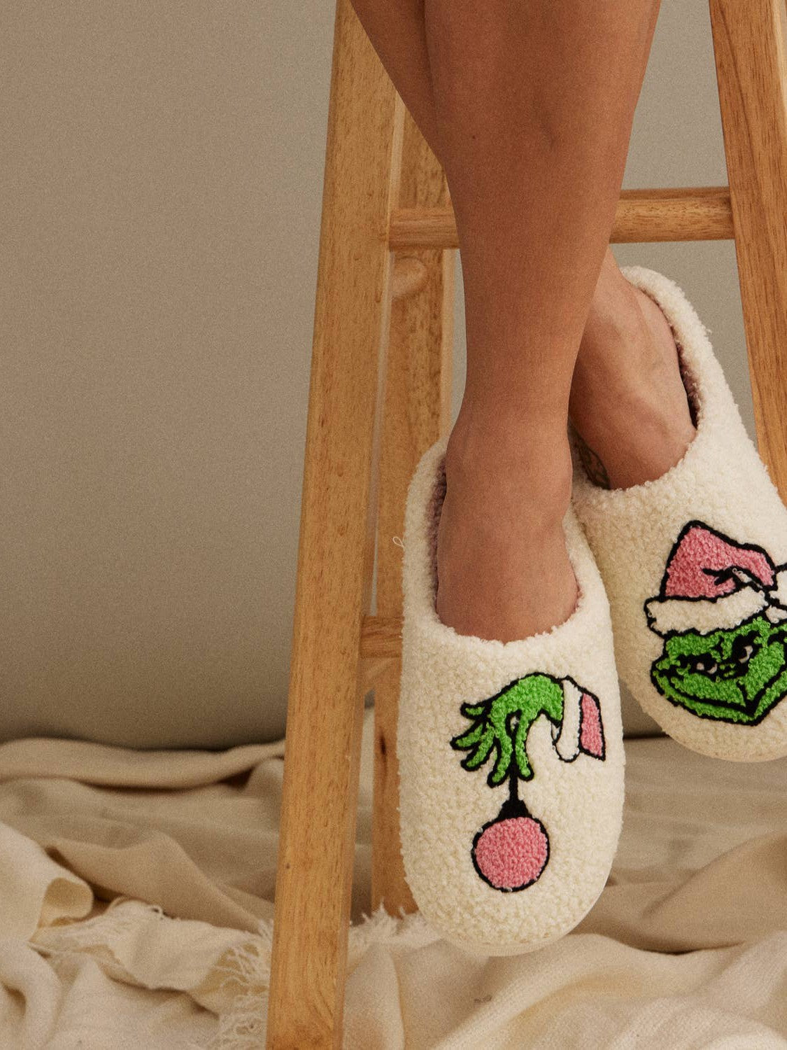 Christmas Monster Slippers