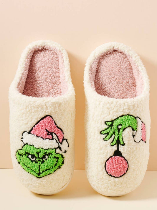 Christmas Monster Slippers